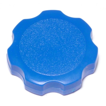 Midwest Fastener 3/8" Blue Plastic Flowerette Thumb Screw Knobs 4PK 70934